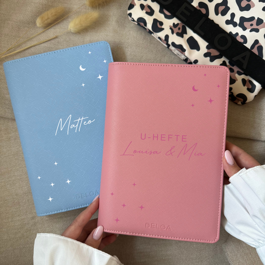 DELOA ® U-HEFT Hülle (mit Personalisierung) Sternenhimmel