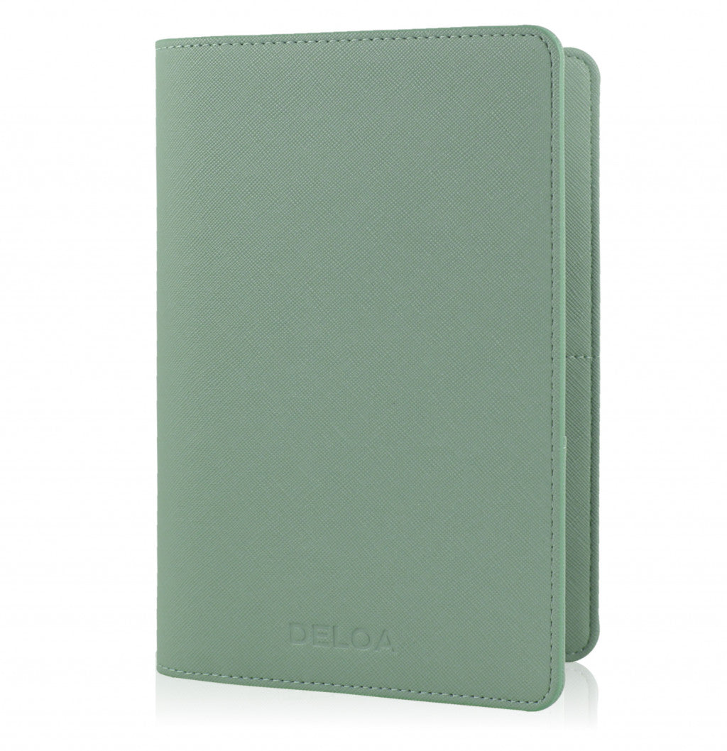 DELOA ® Mutterpasshülle mit Fach für Impfpass (Mint)