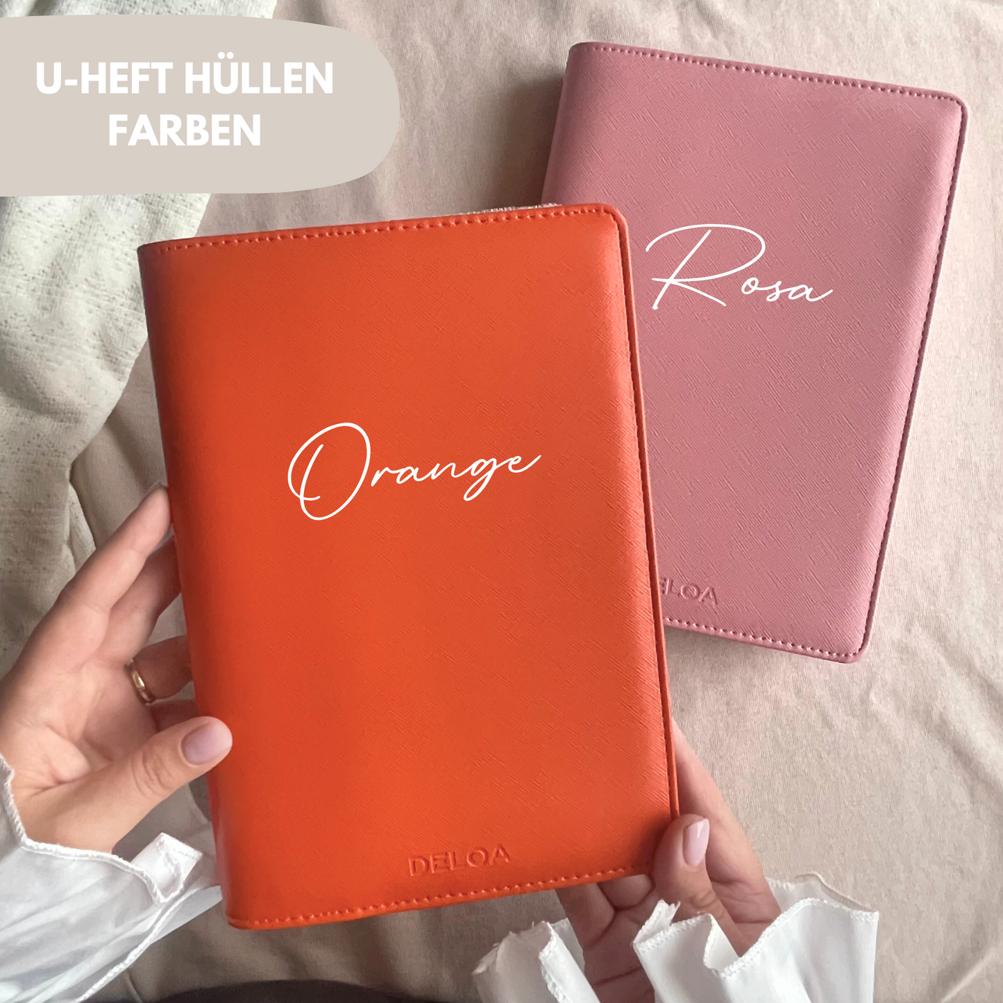 DELOA ® U-HEFT Hülle (mit Personalisierung)