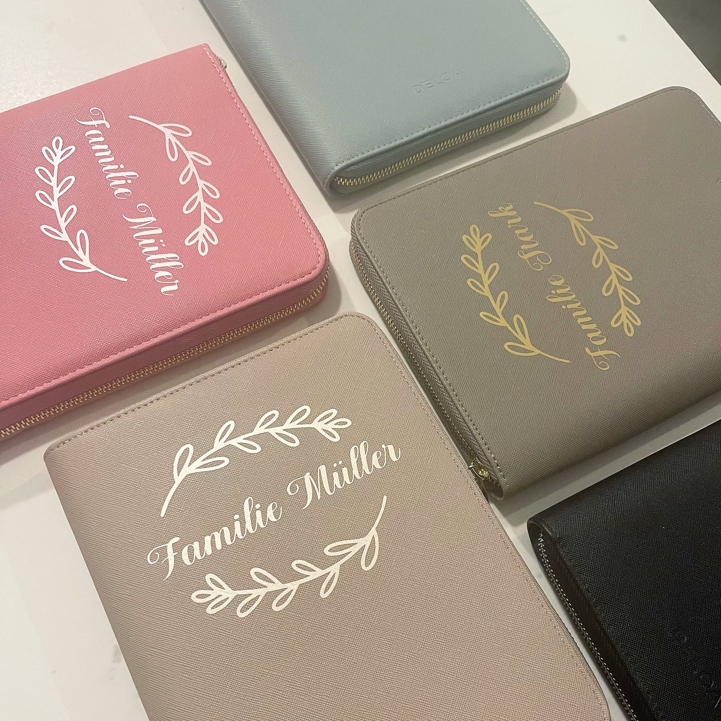 Personalisierter U-Heft und Reise- & Familien- 3 in 1 Organizer