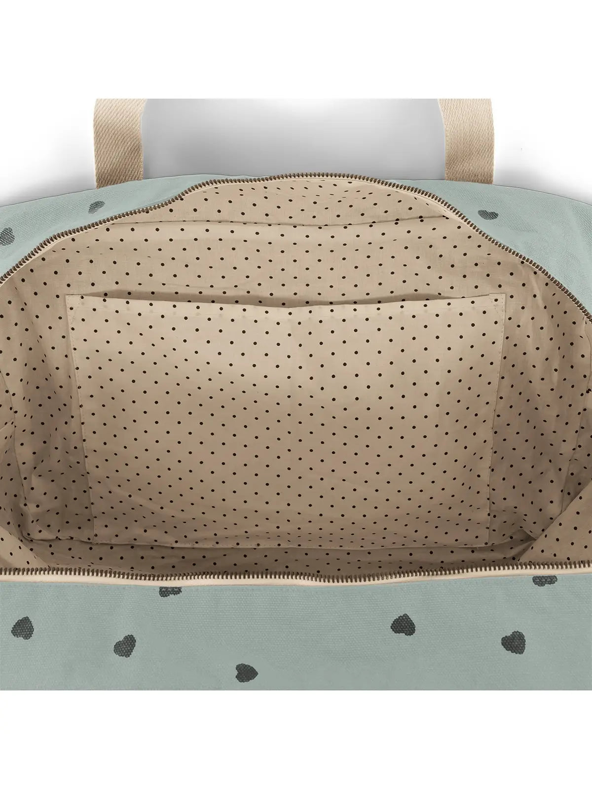 REISETASCHE, WEEKENDER, WICKELTASCHE BLUE (Dunkleres Mint)