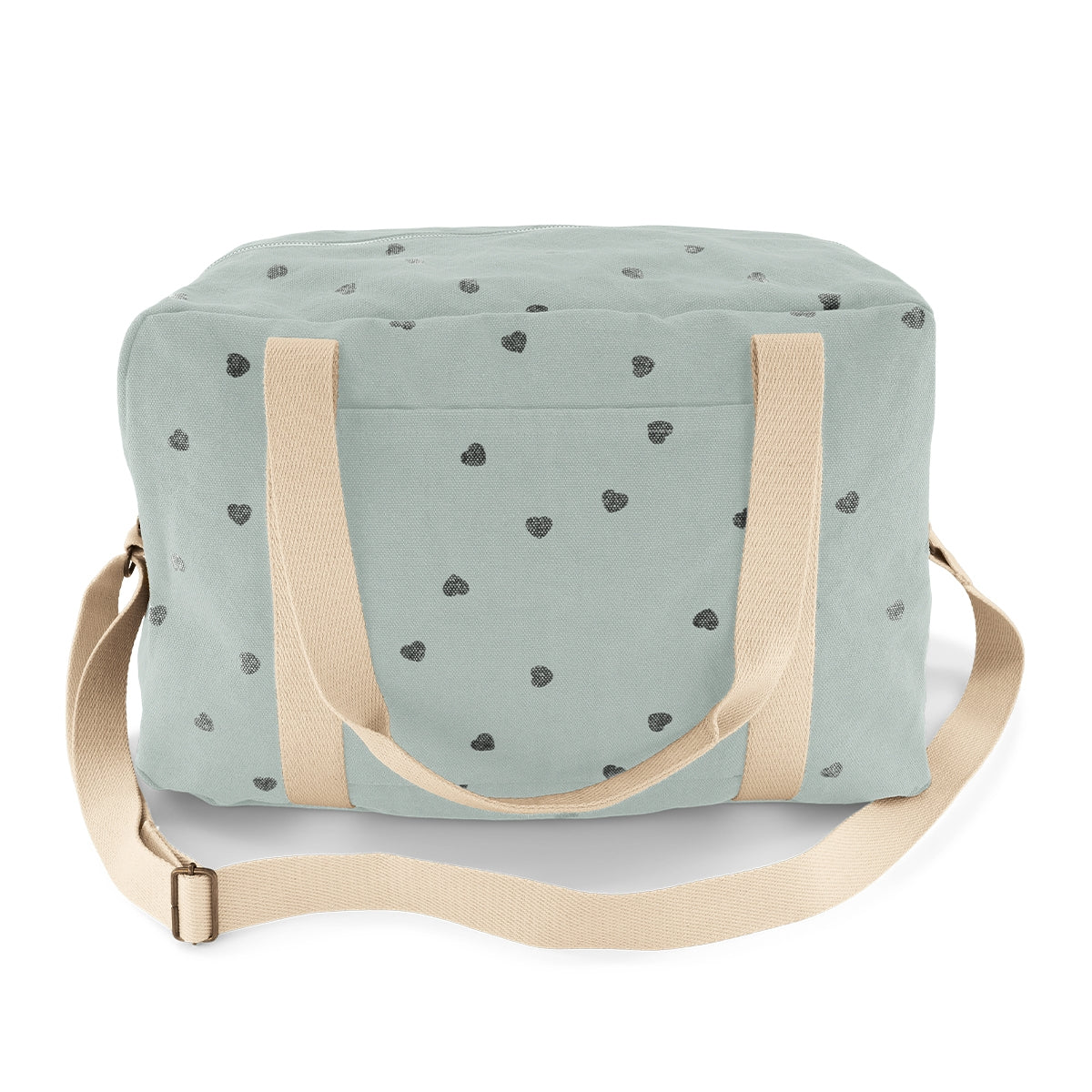 REISETASCHE, WEEKENDER, WICKELTASCHE BLUE (Dunkleres Mint)