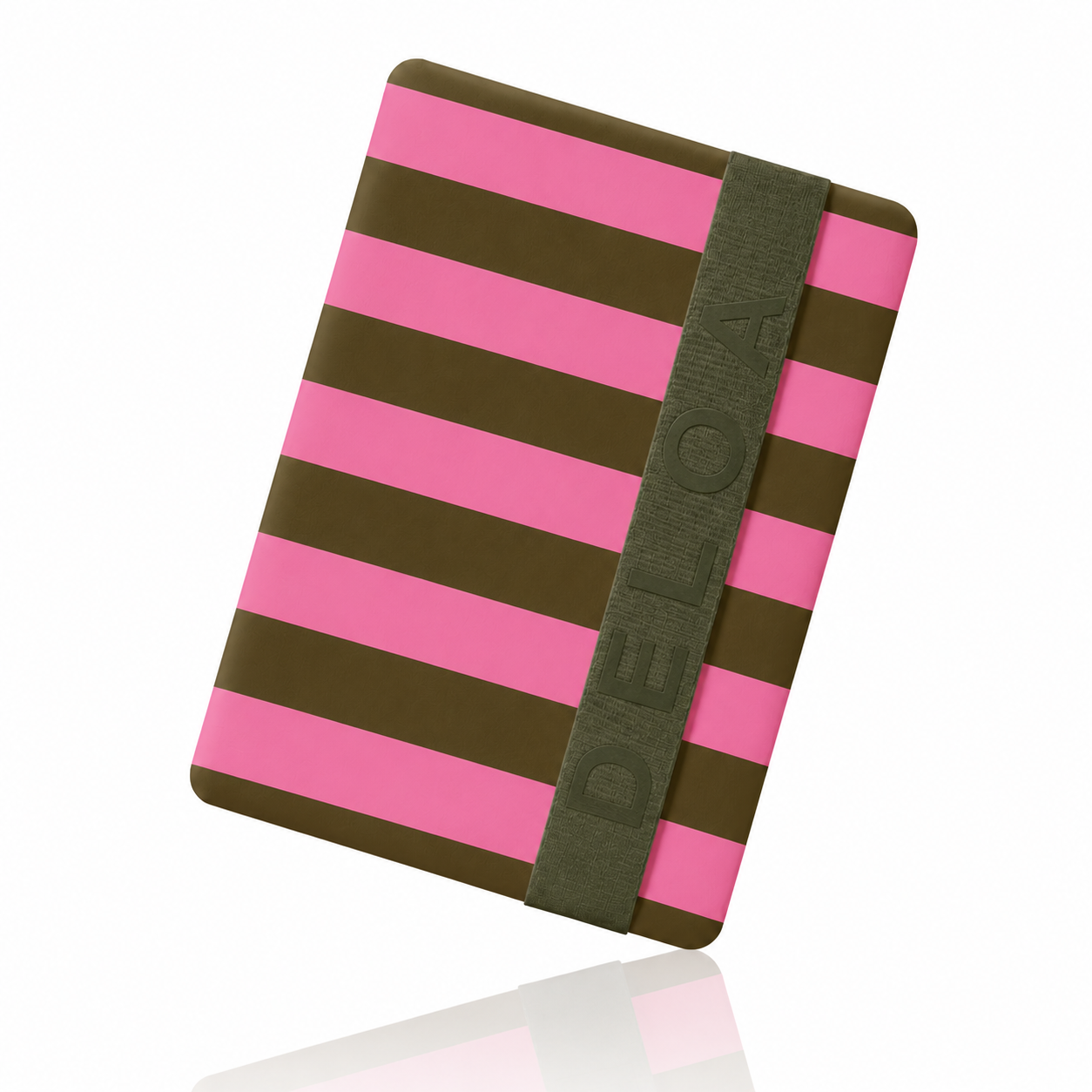 DELOA ® Windeltasche für unterwegs mit viel Platz(Oliv & Rosa)
