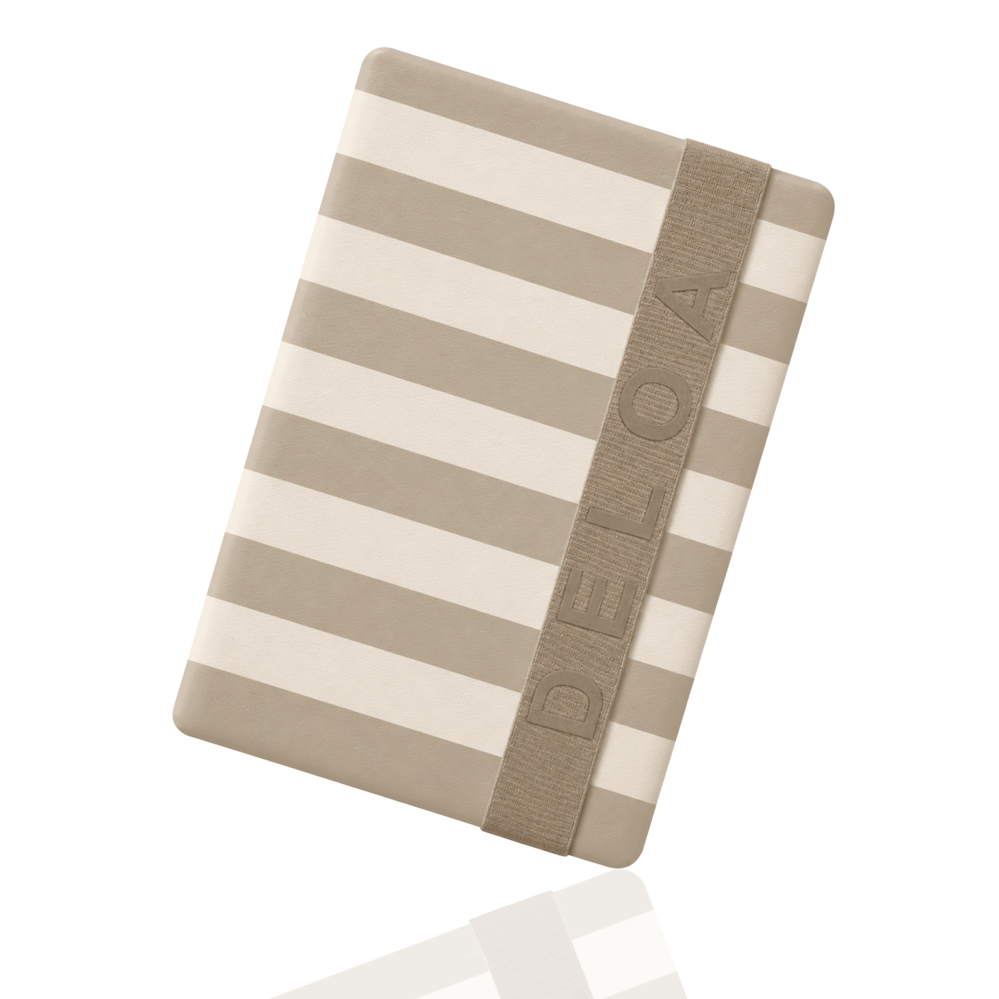 DELOA ® Windeltasche für unterwegs mit viel Platz(Streifen Beige)