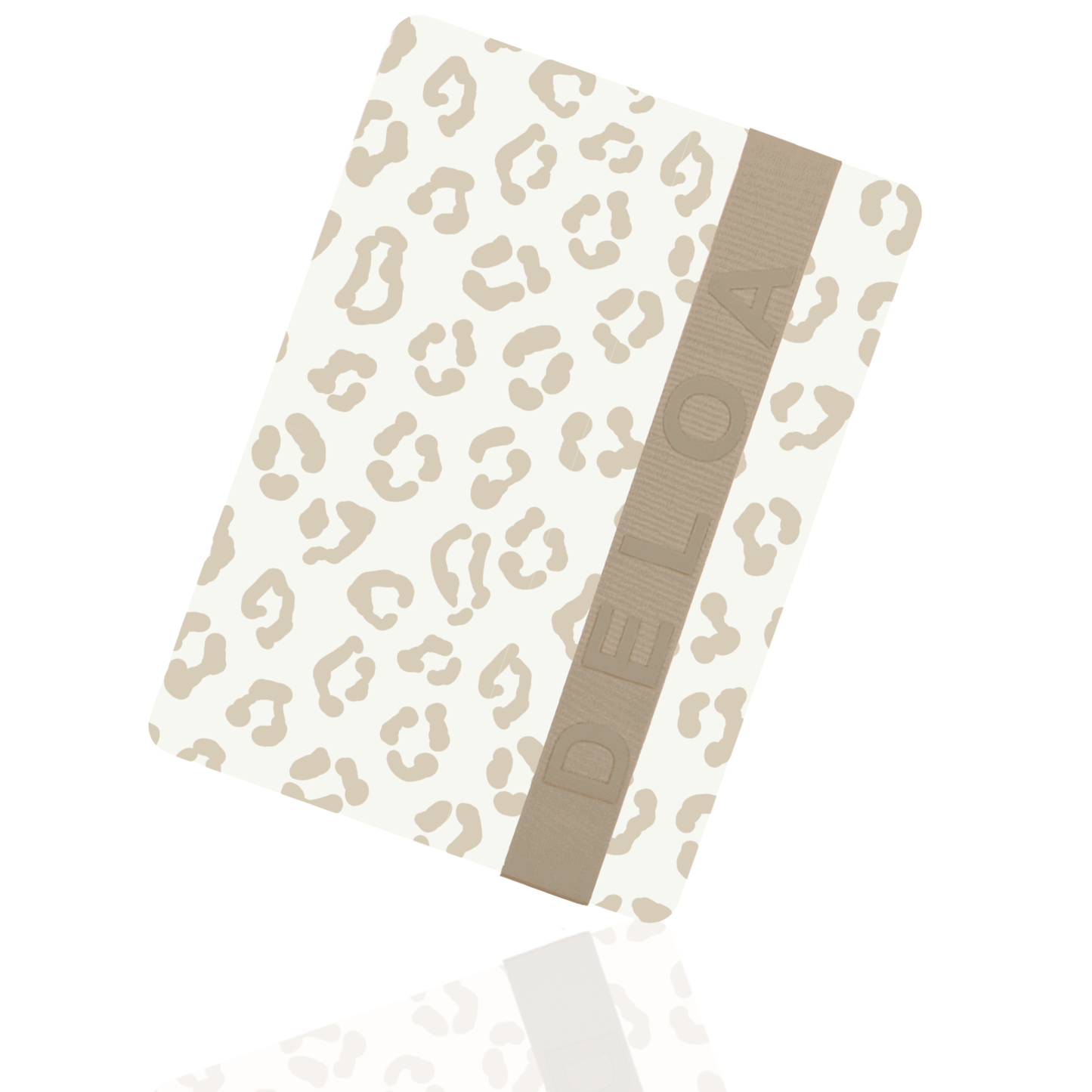 DELOA ® Windeltasche für unterwegs mit viel Platz (Leo Beige)